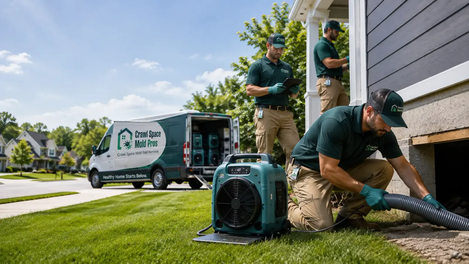Crawl Space Mold Removal in Lamar, PA
